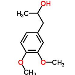 1-(3,4-二甲氧基苯基)丙-2-醇结构式