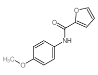 2-Furancarboxamide,N-(4-methoxyphenyl)- Structure