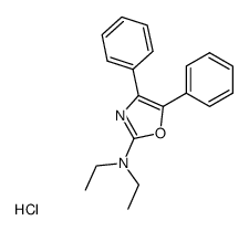 (4,5-diphenyl-oxazol-2-yl)-diethyl-amine, hydrochloride Structure