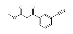 3-CYANO-BETA-OXO-BENZENEPROPANOIC ACID METHYL ESTER结构式