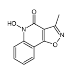 5-Hydroxy-3-methylisoxazolo[4,5-c]quinolin-4(5H)-one Structure