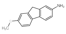 9H-Fluoren-2-amine,7-(methylthio)- Structure