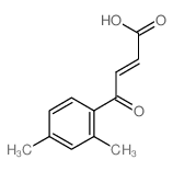 2-Butenoic acid,4-(2,4-dimethylphenyl)-4-oxo- Structure