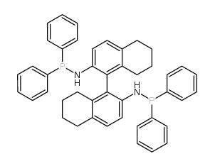 (R)-(+)-2,2'-BIS(N-DIPHENYLPHOSPHINOAMINO)-5,5',6,6',7,7',8,8'-OCTAHYDRO-1,1'-BINAPHTHYL Structure