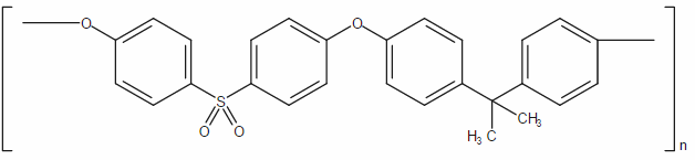 聚砜树脂结构式