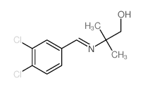 1-Propanol,2-[[(3,4-dichlorophenyl)methylene]amino]-2-methyl- picture