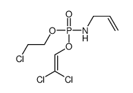 N-[2-chloroethoxy(2,2-dichloroethenoxy)phosphoryl]prop-2-en-1-amine结构式