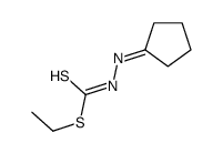 ethyl N-(cyclopentylideneamino)carbamodithioate Structure