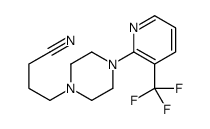 4-[4-[3-(trifluoromethyl)pyridin-2-yl]piperazin-1-yl]butanenitrile Structure