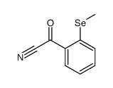 (2-Methylselanyl-phenyl)-oxo-acetonitrile Structure