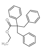 Propionic acid,2-benzyl-2,3-diphenyl-, ethyl ester (7CI,8CI) structure