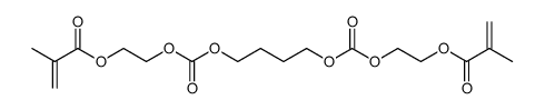 Butan-1,4-diol-bis(methacryloyloxyethylcarbonat) Structure