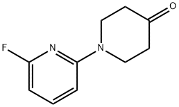 1-(6-fluoro-2-pyridinyl)tetrahydro-4(1h)-pyridinone Structure