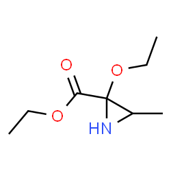 2-Aziridinecarboxylicacid,2-ethoxy-3-methyl-,ethylester(9CI) Structure