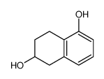 5,6,7,8-tetrahydronaphthalene-1,6-diol结构式