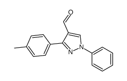 1-PHENYL-3-P-TOLYL-1H-PYRAZOLE-4-CARBALDEHYDE Structure