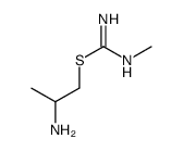 2-aminopropyl N'-methylcarbamimidothioate Structure
