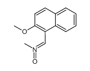 2-methoxy-naphthaldehyde-(1)-α oxime N-methyl ether Structure