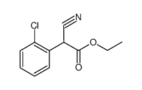 2-(2-氯苯基)-2-氰基乙酸乙酯结构式