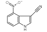 4-nitro-1H-indole-3-carbonitrile Structure