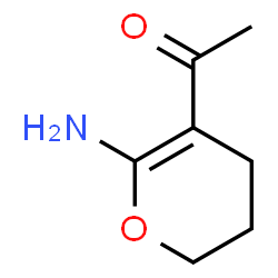 Ethanone, 1-(6-amino-3,4-dihydro-2H-pyran-5-yl)- (9CI) picture