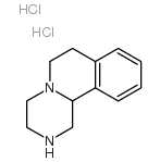 2,3,4,6,7,11b-六氢-1H-吡嗪[2,1-a]异喹啉双盐酸盐结构式
