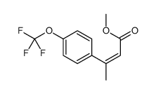 methyl 3-[4-(trifluoromethoxy)phenyl]but-2-enoate Structure