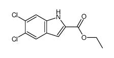 ethyl 5,6-dichloro-1H-indole-2-carboxylate structure