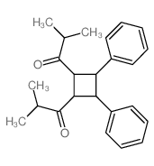 1-Propanone,1,1'-(3,4-diphenyl-1,2-cyclobutanediyl)bis[2-methyl-结构式