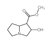 methyl 2-hydroxy-2,3,5,6,7,8-hexahydro-1H-pyrrolizine-1-carboxylate结构式