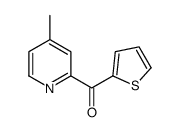 (4-methylpyridin-2-yl)-thiophen-2-ylmethanone Structure