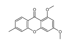 1,3-dimethoxy-6-methylxanthen-9-one Structure