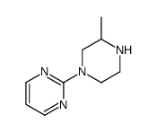 (9CI)-2-(3-甲基-1-哌嗪)-嘧啶结构式