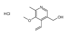 (4-ethenyl-5-methoxy-6-methylpyridin-3-yl)methanol,hydrochloride Structure