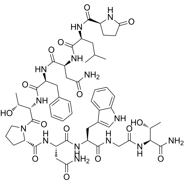 Adipokinetic hormone I (Locusta migratoria)结构式