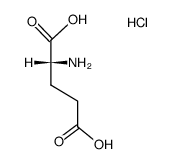 D-glutamic acid hydrochloride结构式