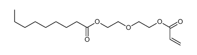 2-(2-prop-2-enoyloxyethoxy)ethyl nonanoate Structure