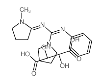 2,3-dihydroxybutanedioic acid; N-(1-methylpyrrolidin-2-ylidene)-N-phenyl-pyrrolidine-1-carboximidamide Structure