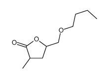 5-(butoxymethyl)-3-methyloxolan-2-one Structure