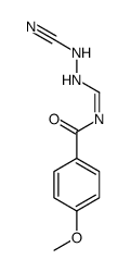 N-[(2-cyanohydrazinyl)methylidene]-4-methoxybenzamide Structure