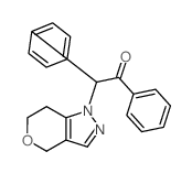 2-(4-oxa-8,9-diazabicyclo[4.3.0]nona-7,10-dien-9-yl)-1,2-diphenyl-ethanone Structure