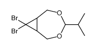 8,8-dibromo-4-propan-2-yl-3,5-dioxabicyclo[5.1.0]octane结构式