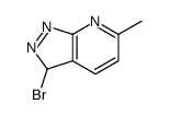 3-bromo-6-methyl-3H-pyrazolo[3,4-b]pyridine Structure