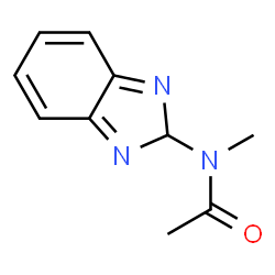 Acetamide, N-2H-benzimidazol-2-yl-N-methyl- (9CI)结构式