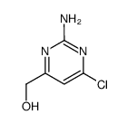 (2-amino-6-chloropyrimidin-4-yl)methanol结构式