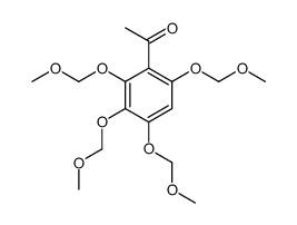 2,4,5,6-tetra(methoxymethoxy)acetophenone Structure