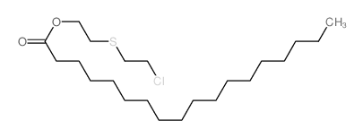 Octadecanoicacid, 2-[(2-chloroethyl)thio]ethyl ester picture