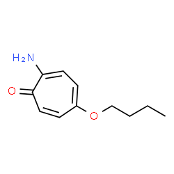 2,4,6-Cycloheptatrien-1-one,2-amino-5-butoxy-(9CI) Structure