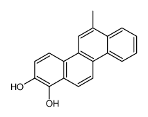 1,2-dihydroxy-6-methylchrysene Structure