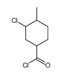 Cyclohexanecarbonyl chloride, 3-chloro-4-methyl- (9CI) structure